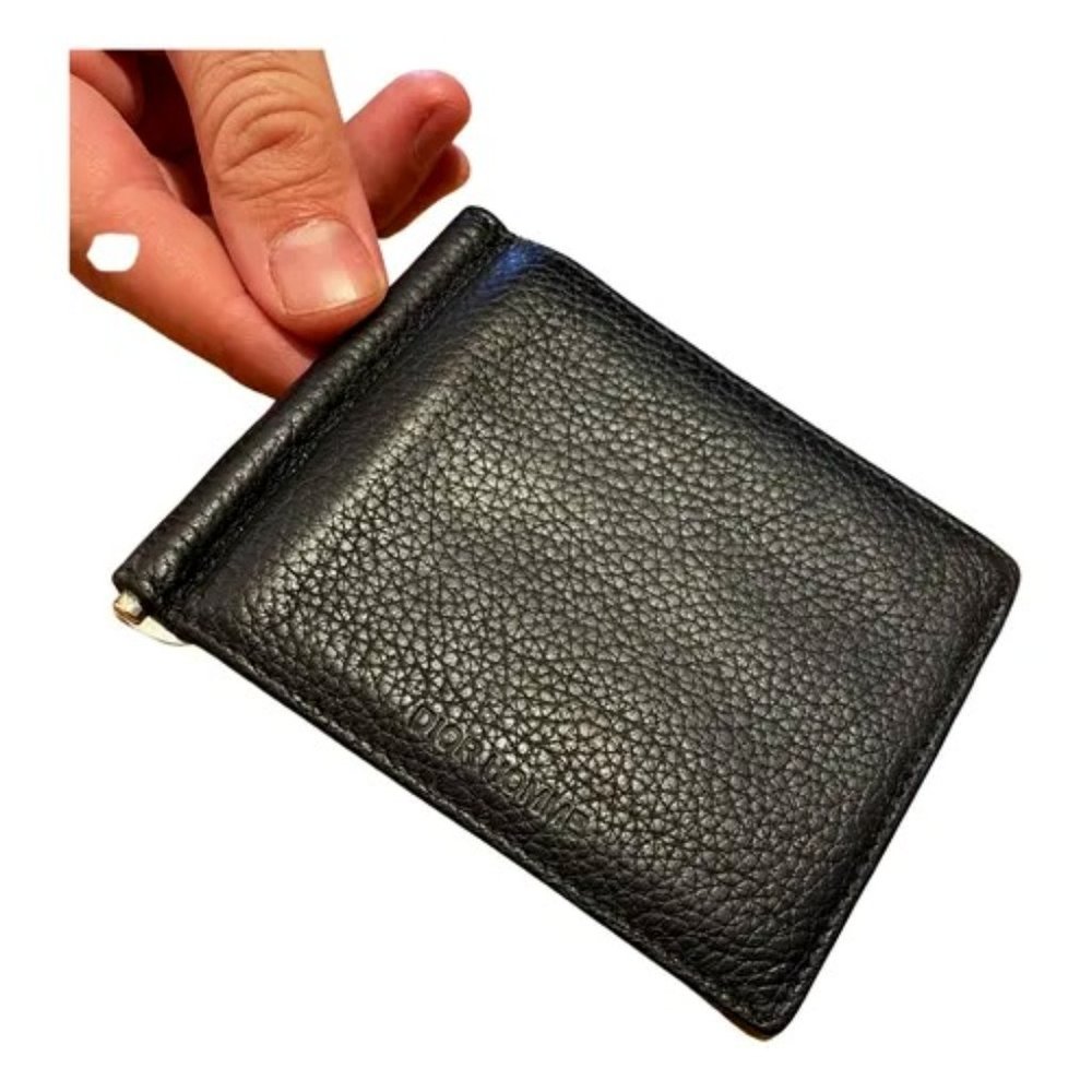 Authentic Dior homme money clip wallet italian